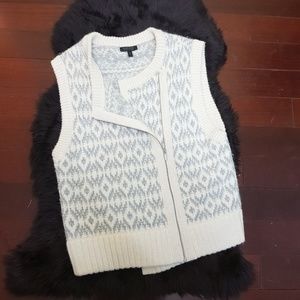 Banana Republic Nordic Argyle Knit Wool Vest Men’s